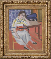 Vrouw met viool, ca. 1921-23 (olieverf op doek)