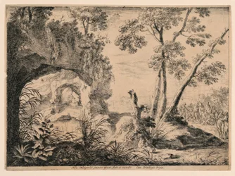Johannes de Doper predikt in de woestijn