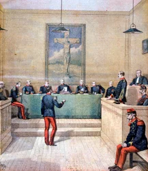 Kapitein Dreyfus voor de krijgsraad