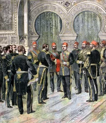 Terugkeer van het Grootlint van het Legioen van Eer naar de Nieuwe Khedive van Egypte, 1892