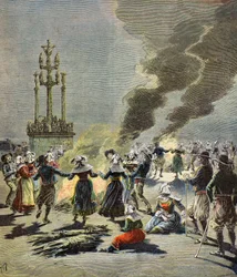 Sint-Jansvuur in Bretagne