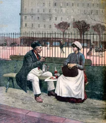 De Lunch van de Arbeiders, 1891