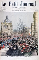 Het vertrek van Franse troepen naar Madagaskar, Parijs, 1895