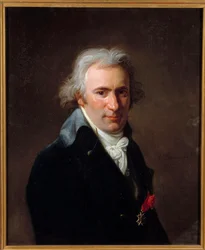 Portret van Jean Baptiste Canthaney genaamd Clery (1759-1809) kamerheer van Lodewijk XVI in de tempel