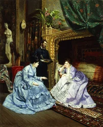 Het atelier van de kunstenaar, 1874