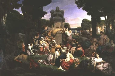 Hulde aan de natuur, 1850