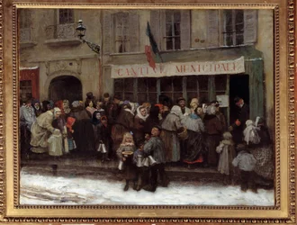 Gemeentelijke kantine tijdens het beleg van Parijs in 1870