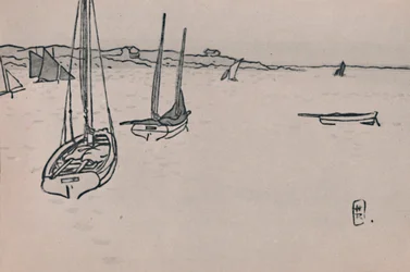 Bretons landschap, ca. 1900, 1946
