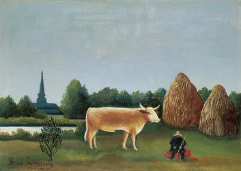 Scène in Bagneux aan de rand van Parijs
