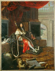 Lodewijk XIV, beschermheer van de Academie voor Schilder- en Beeldhouwkunst ... (beeldhouwkunst)