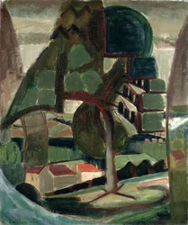 Landschap bij Meulon-Hardricourt