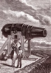 Het gigantische kanon Columbiad Rodmar