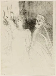 Bartet en Mounet-Sully, in Antigone