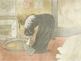 Elles: Vrouw bij het bad