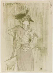 Mademoiselle Marcelle Lender, staand