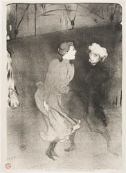Repetitie in de Folies-Bergère, Emilenne D