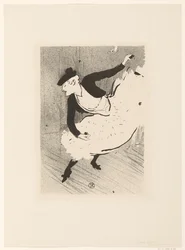 Portret van zangeres Edmée Lescot