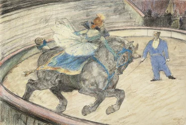 In het circus: Werk in de ring, 1899