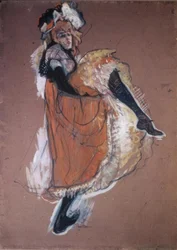 Jane Avril dansend