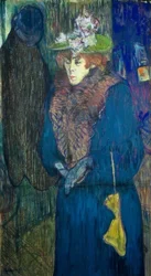 Jane Avril betreedt de Moulin-Rouge