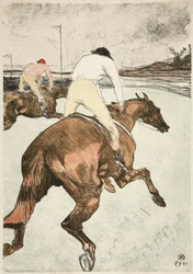 Le Jockey – Chevaux de Courses, uitgegeven 1899 (kleur litho)