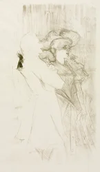 Lender en Auguez in Het lied van het fortuin, 1895