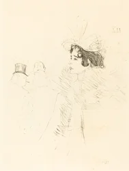 Miss May Belfort in de Ierse en Amerikaanse Bar, rue Royale (Miss Belfort Belfort au Irish and American Bar, Rue Royale)