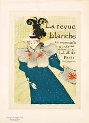 Reproductie van een poster voor "La Revue Blanche"