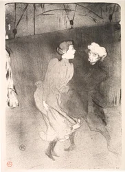 Generale repetitie in de Folies Bergère, Emilienne d