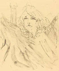 Sarah Bernhardt in "Cleopatra"