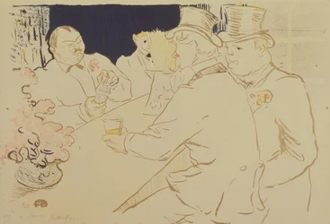 De Ierse en Amerikaanse Bar, rue Royale, voor The Chap Book, 1895