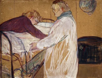 Twee Vrouwen die hun Bed Opmaken
