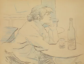 Vrouwelijke Drinker, of De Kater, 1889