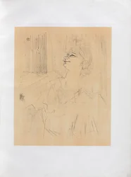 Yvette Guilbert-Engelse Serie: Ménilmontant de Bruant