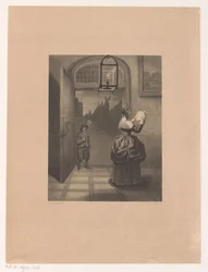 Brieflezende vrouw