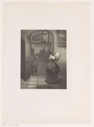 Brieflezende vrouw