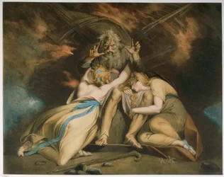 Oostenrijk, Wenen, schilderij van De dood van Oedipus