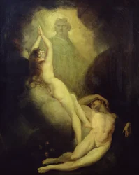 De schepping van Eva uit Milton, Paradise Lost VIII
