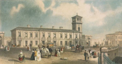 London Bridge Station, Bermondsey, Londen, 1845