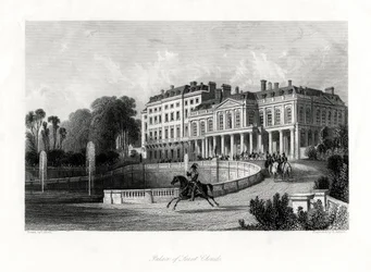 Paleis van Saint-Cloud, Parijs, Frankrijk, 1875