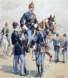 Amerikaanse Cavalerie en Infanterie, volledige dress