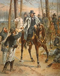 Generaal Grant in de Wilderness-campagne, 5 mei 1864