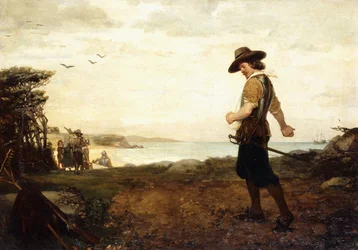 De begrafenis van Rose Standish, 1870