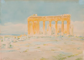 Het Parthenon, oostgevel
