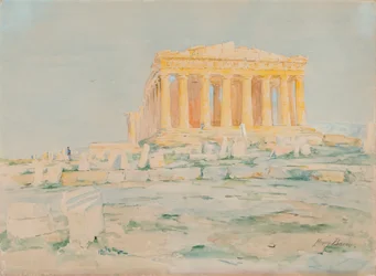 Het Parthenon, westgevel