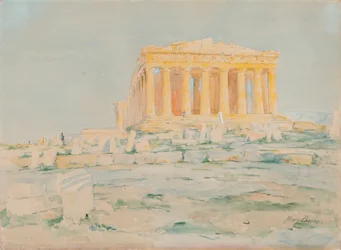 Het Parthenon, westgevel