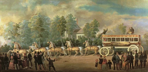 Koets 76 van de Knickerbocker Line, Brooklyn, c.1840-50