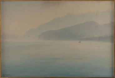 Kust van Sorrento, blauw en zilver