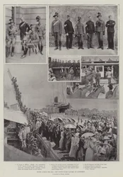 Handen over de zee, New South Wales Lancers in Aldershot