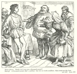 Koning Henry IV Deel I (gravure)